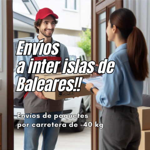 Envíos entre islas de Baleares con envíalofacil.es