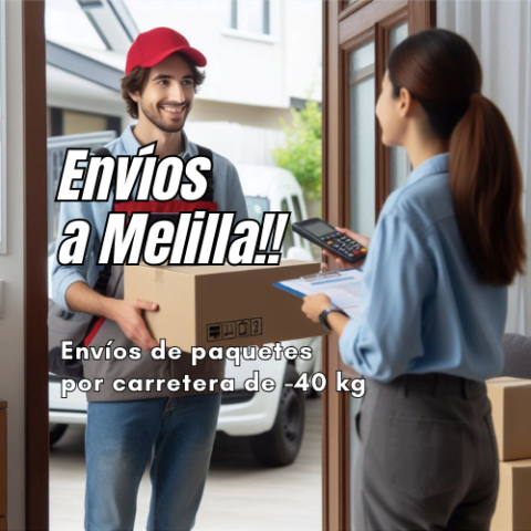 Envíos de paquetería a Melilla con envíalofacil.es