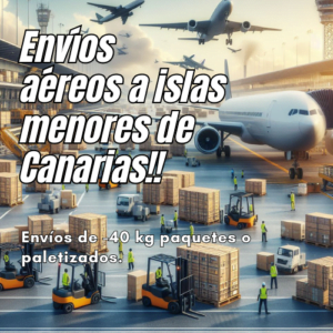 Envíos aéreos a islas menores de Canarias de envíos de paquetes con envíalofacil.es