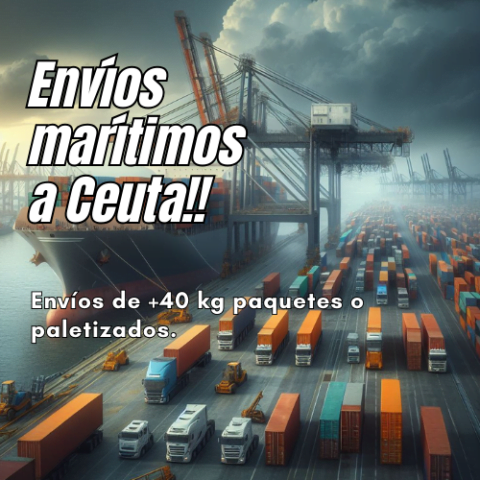 Envíos marítimos a Ceuta con envíalofacil.es