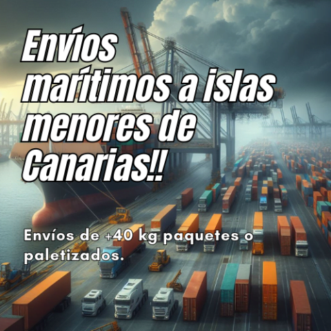 Envíos marítimos a islas menores de Canarias con enviarlofacil.es