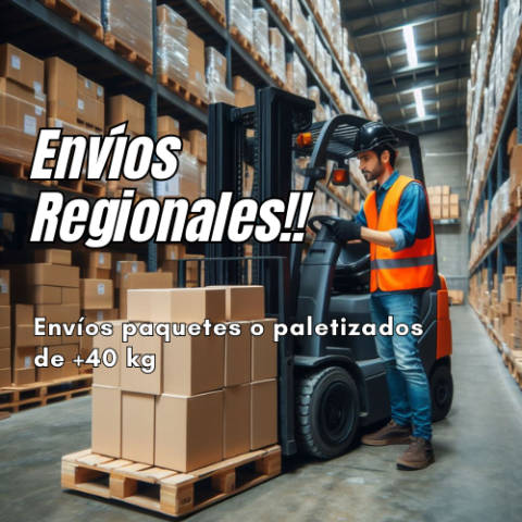 Envíos de más de 40 kg Regional